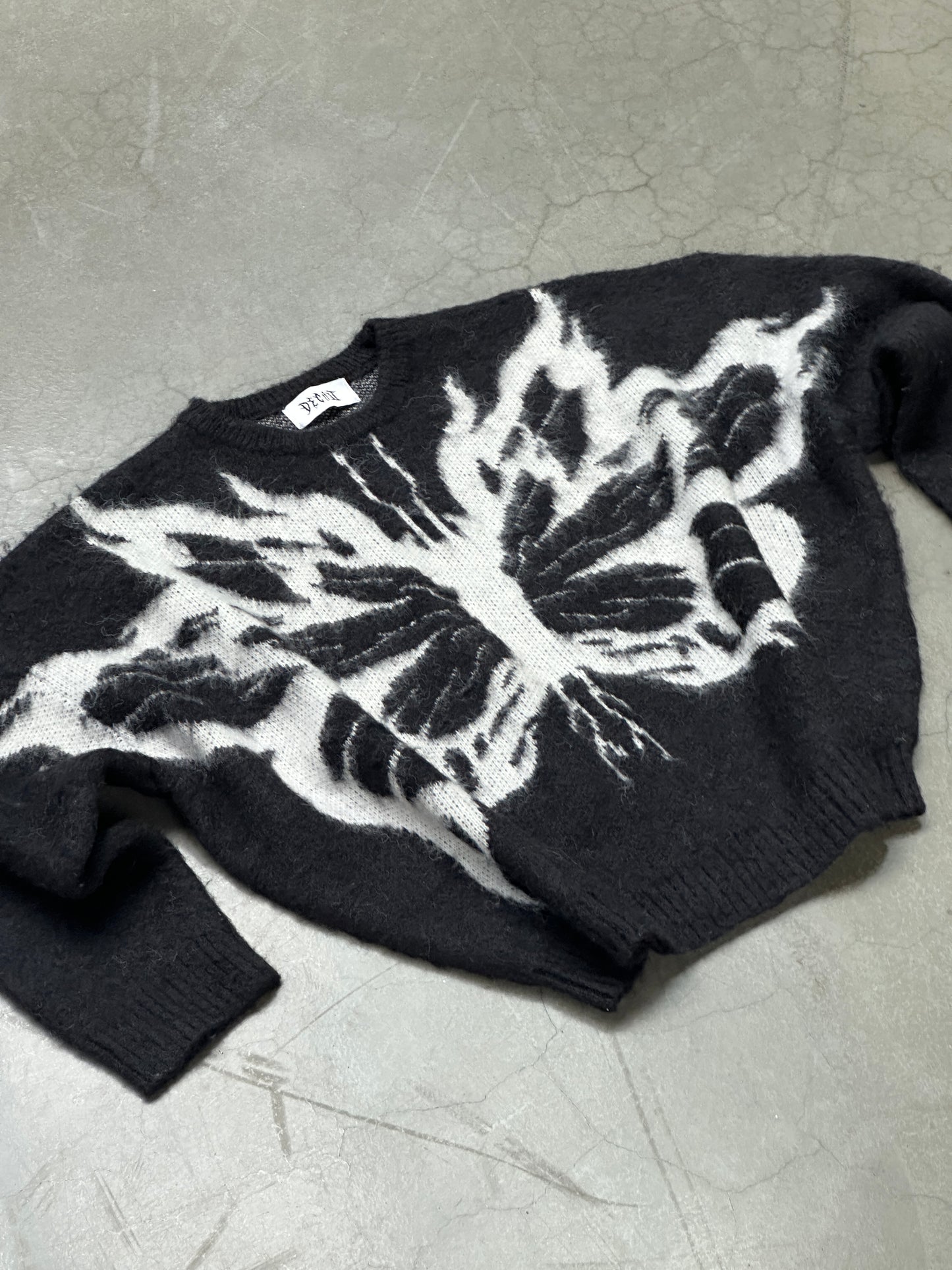 BLACK SOUL - BUTTERFLY KNIT MOHAIR